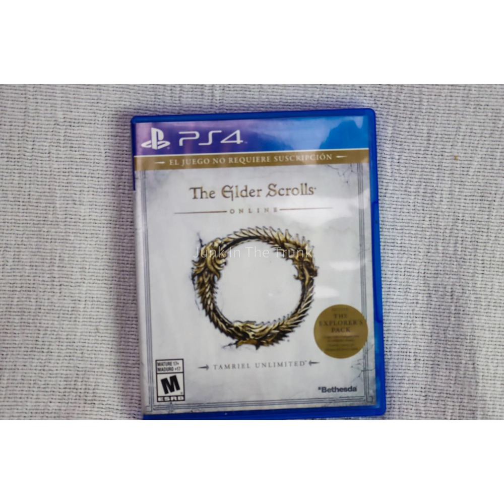 PS4 Elder Scrolls Online Game